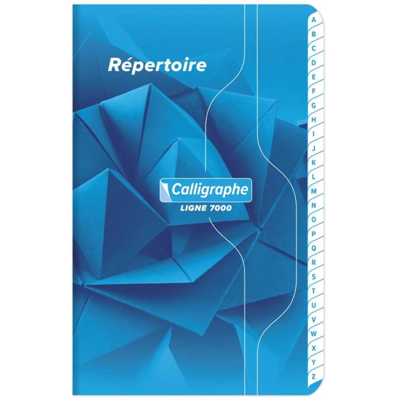 Répertoire piqué 7000 9x14 cm 96 pages petits carreaux 70 g - Assortis