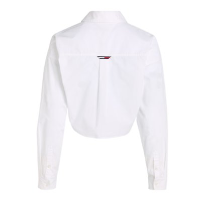 Chemise à manches longues femme Tjw Front Knot Poplin TOMMY HILFIGER