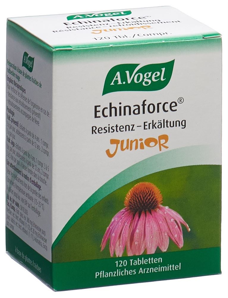 VOGEL Echinaforce Resistenz Erkältung Junior<br>120 Stück, Glas, Tablette, Junior