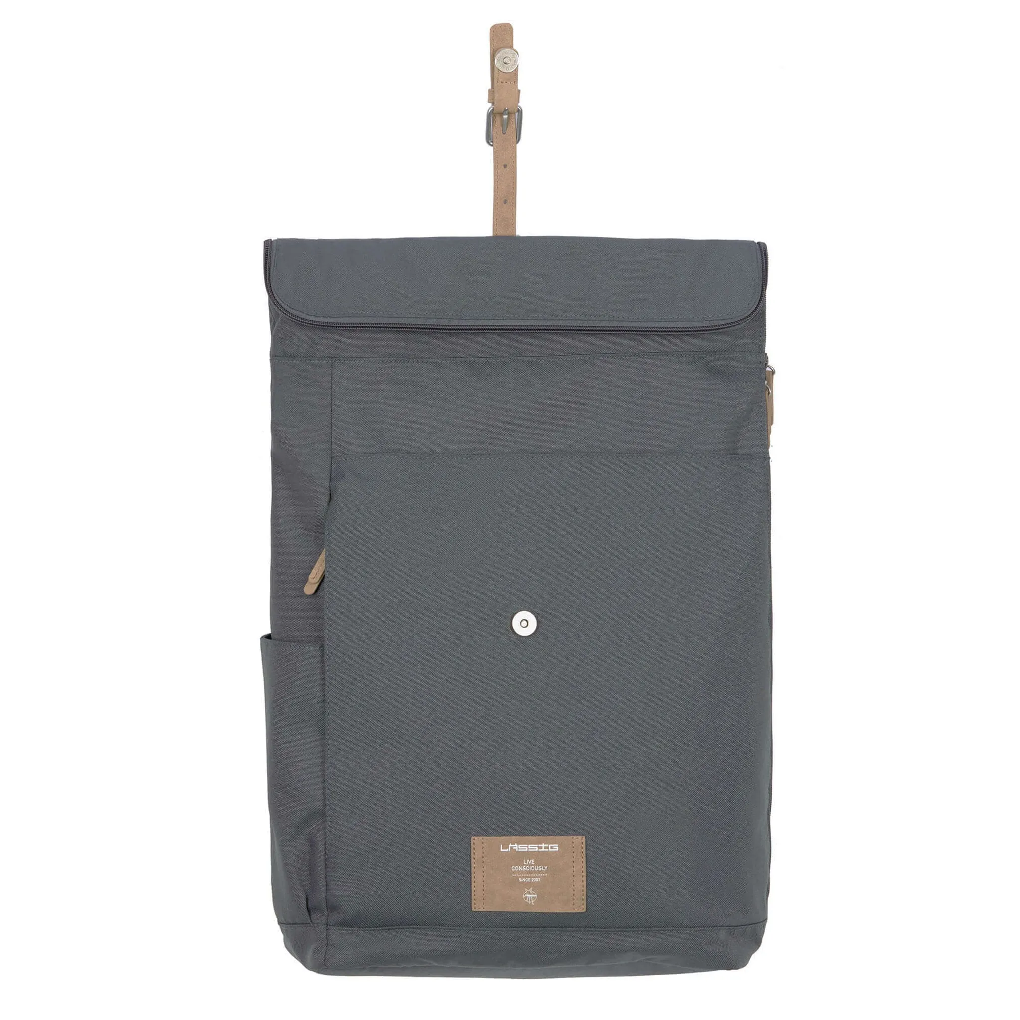 Lassig Sac à Couches Rolltop - Anthracite