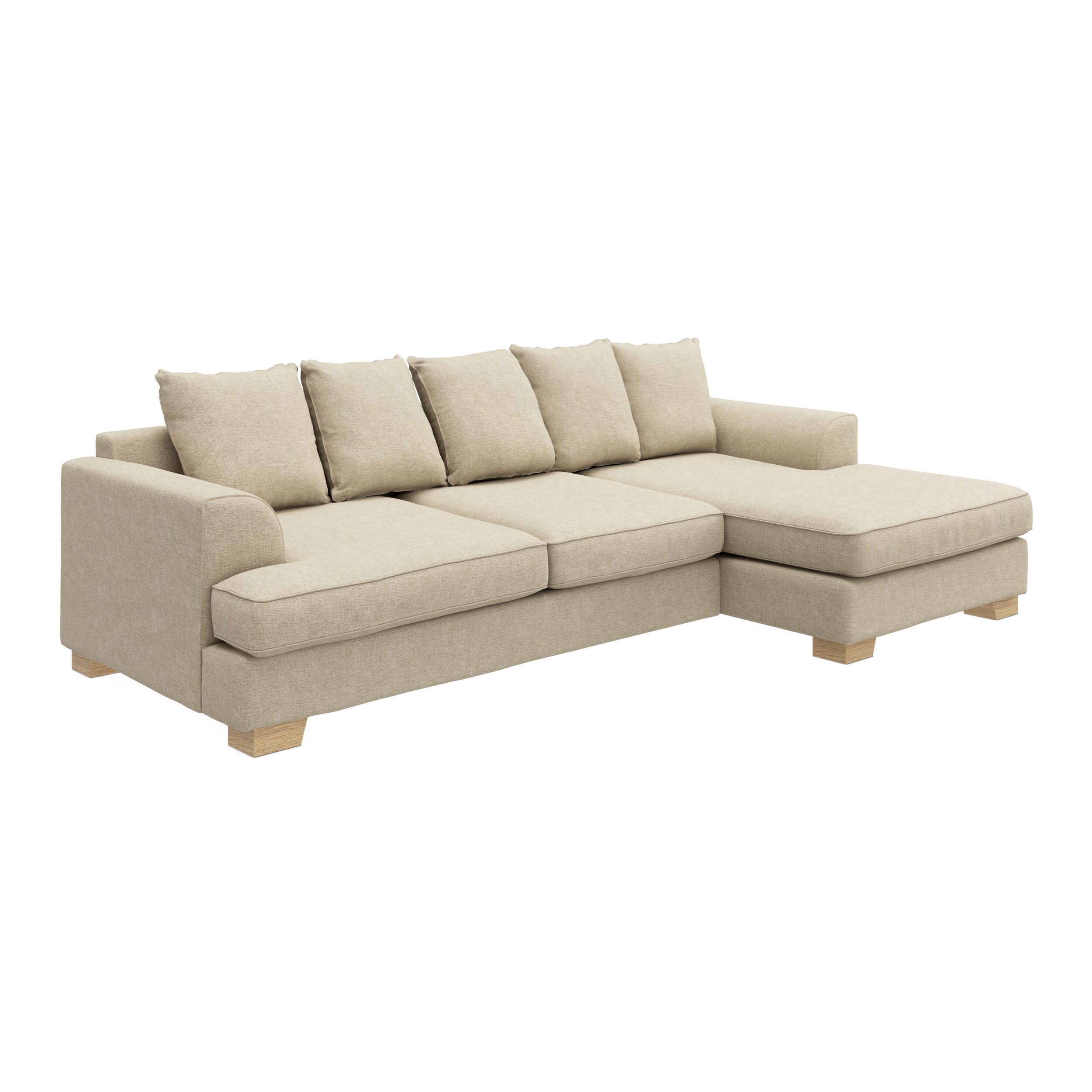 Kingston højrevendt sofa med chaiselong