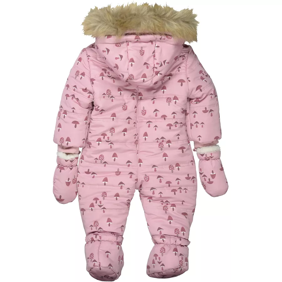 Staccato Schneeanzug vintage rose gemustert