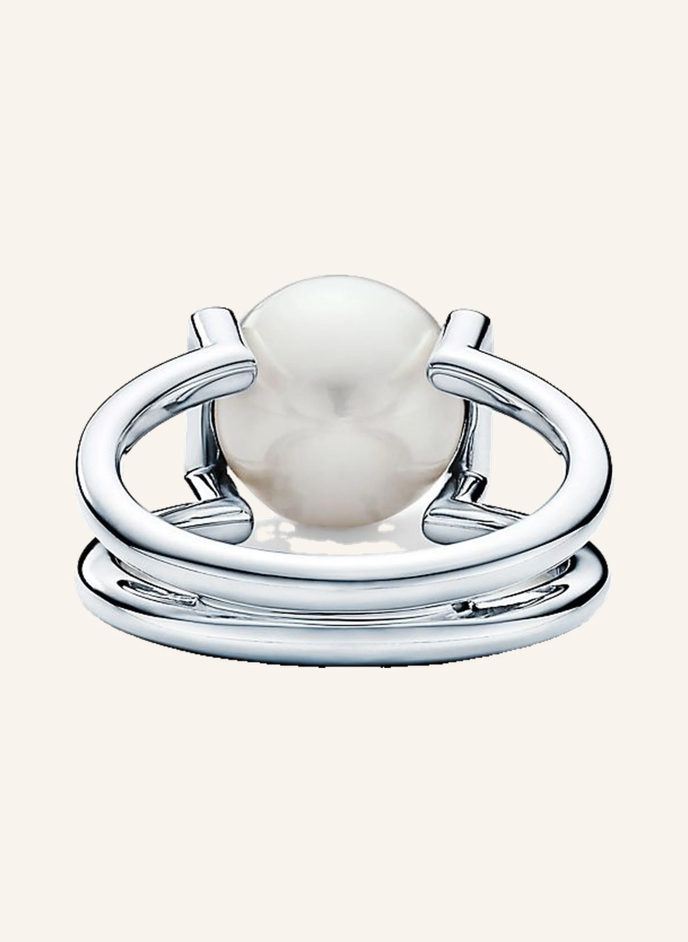 TIFFANY & Co. Tiffany HardWear RING aus Sterlingsilber mit Süßwasserperle