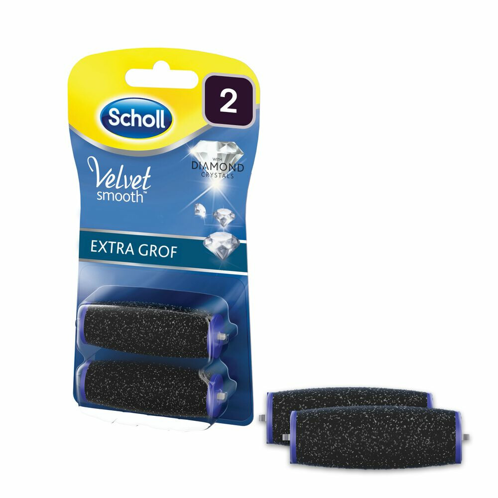 Scholl Velvet Smooth Express Pedi Extra Grof Navulling2 stuks