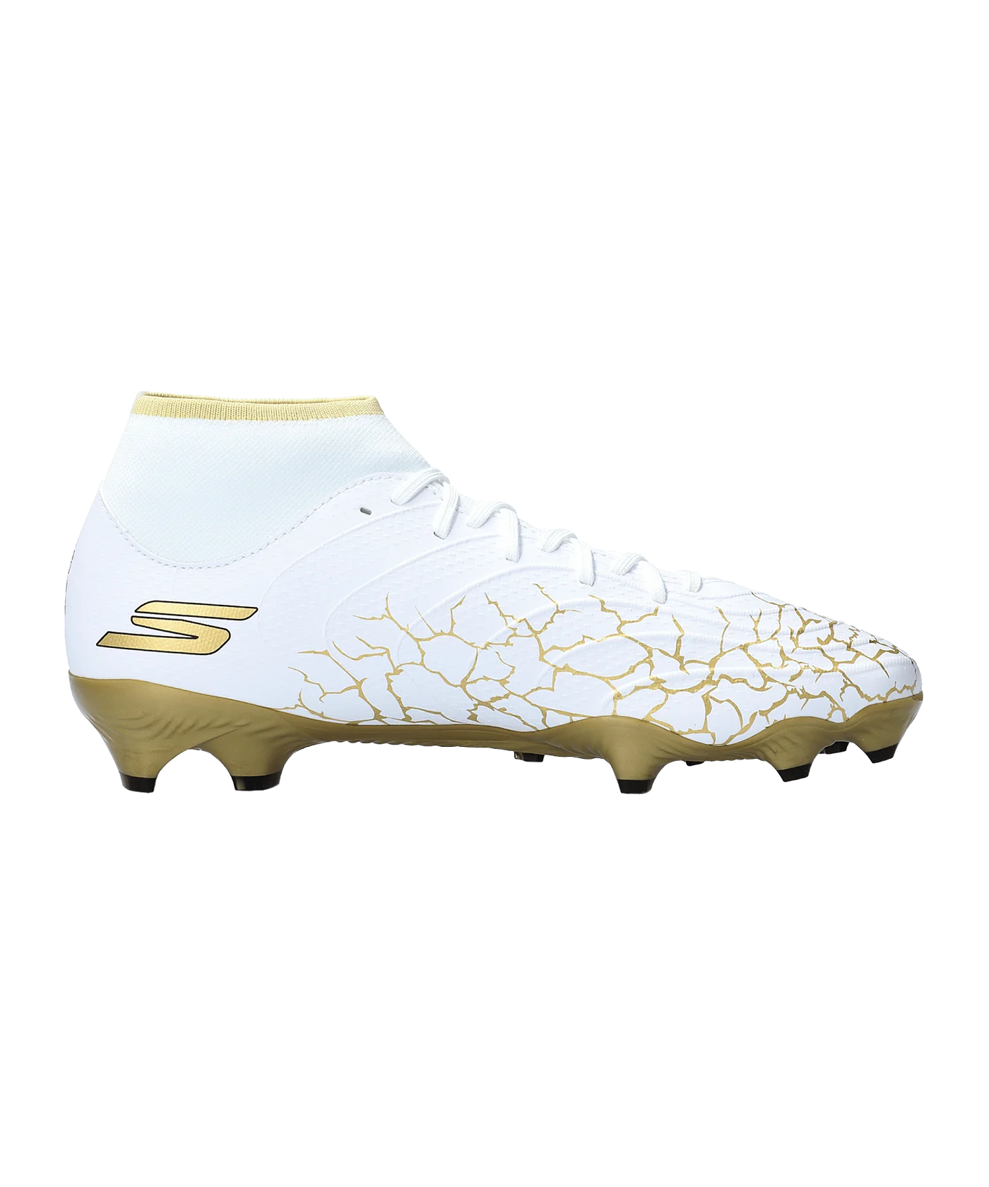 Skechers SKX 1.5 High Academy FG Electrum Weiss FWBGD