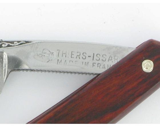 Historique Décoré Cocobolo 6/8 Rasoir par Thiers-Issard