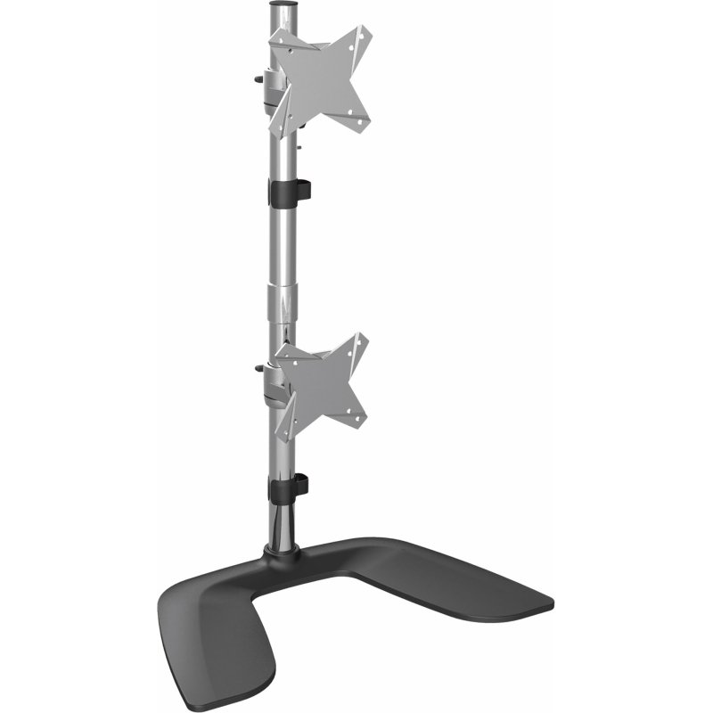 StarTech.com Bras pour écran PC double affichage à fixation verticale - Aluminium
