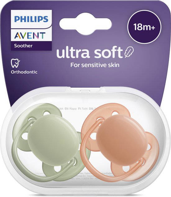 Philips AVENT fopspeen 18M+ 2 stuks SCf349/23