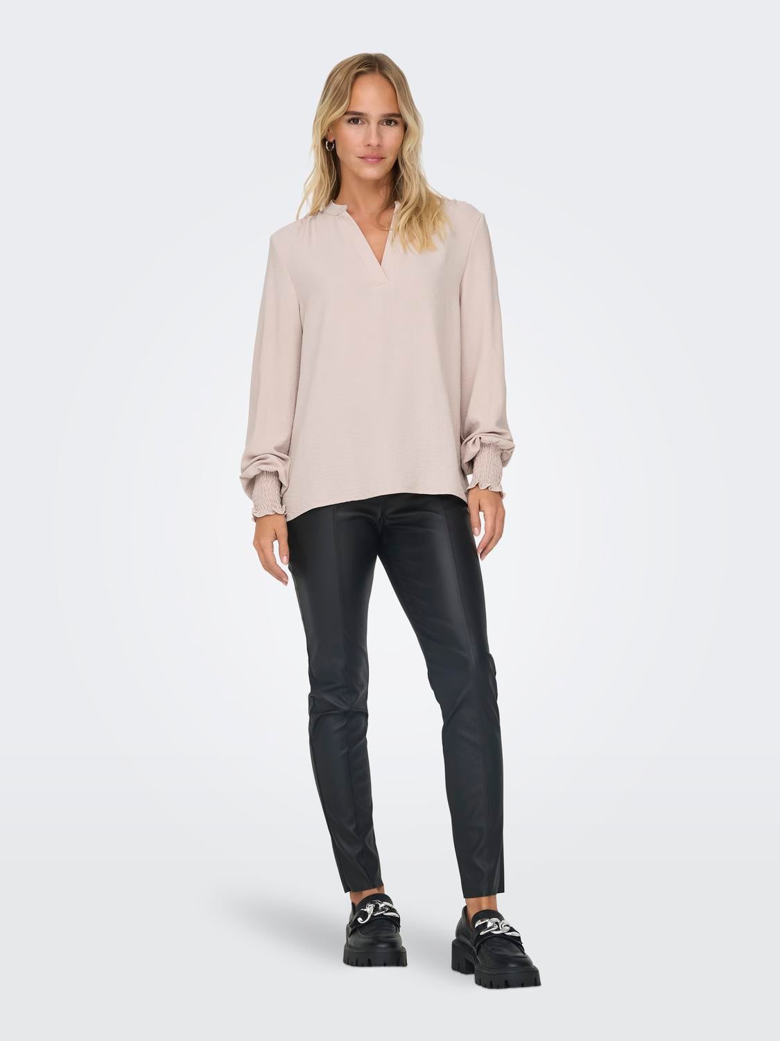 ONLMETTE Top Gray Morn