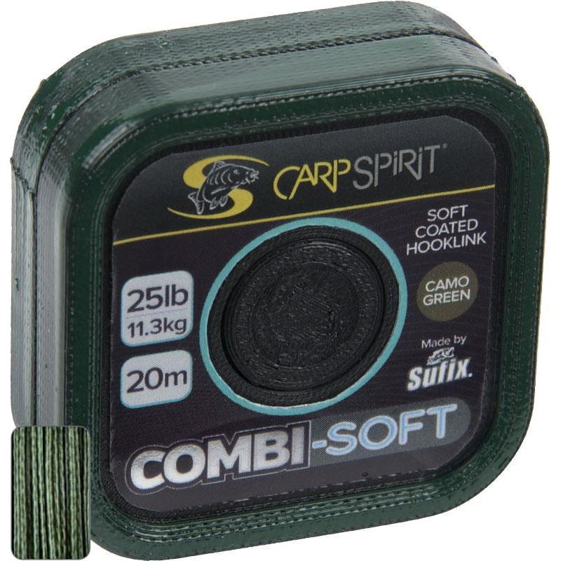Tresse A Bas De Ligne Carp Spirit Combi Soft Green - 20M