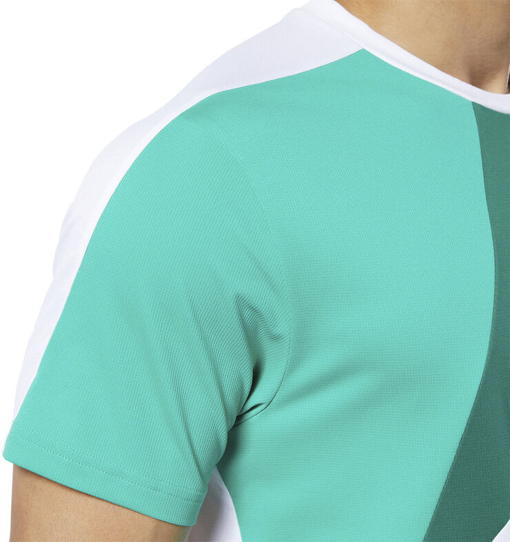 Reebok One Series Training Colorblock T-shirt Hvid