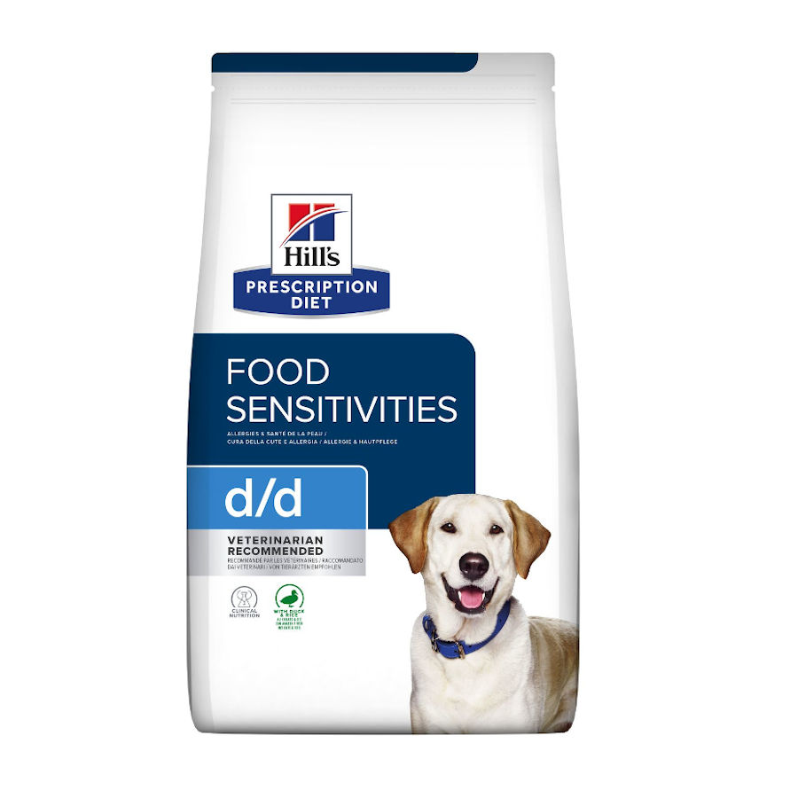 Ração Hill's Prescription Diet Food Sensitives d/d para Cães com Pato