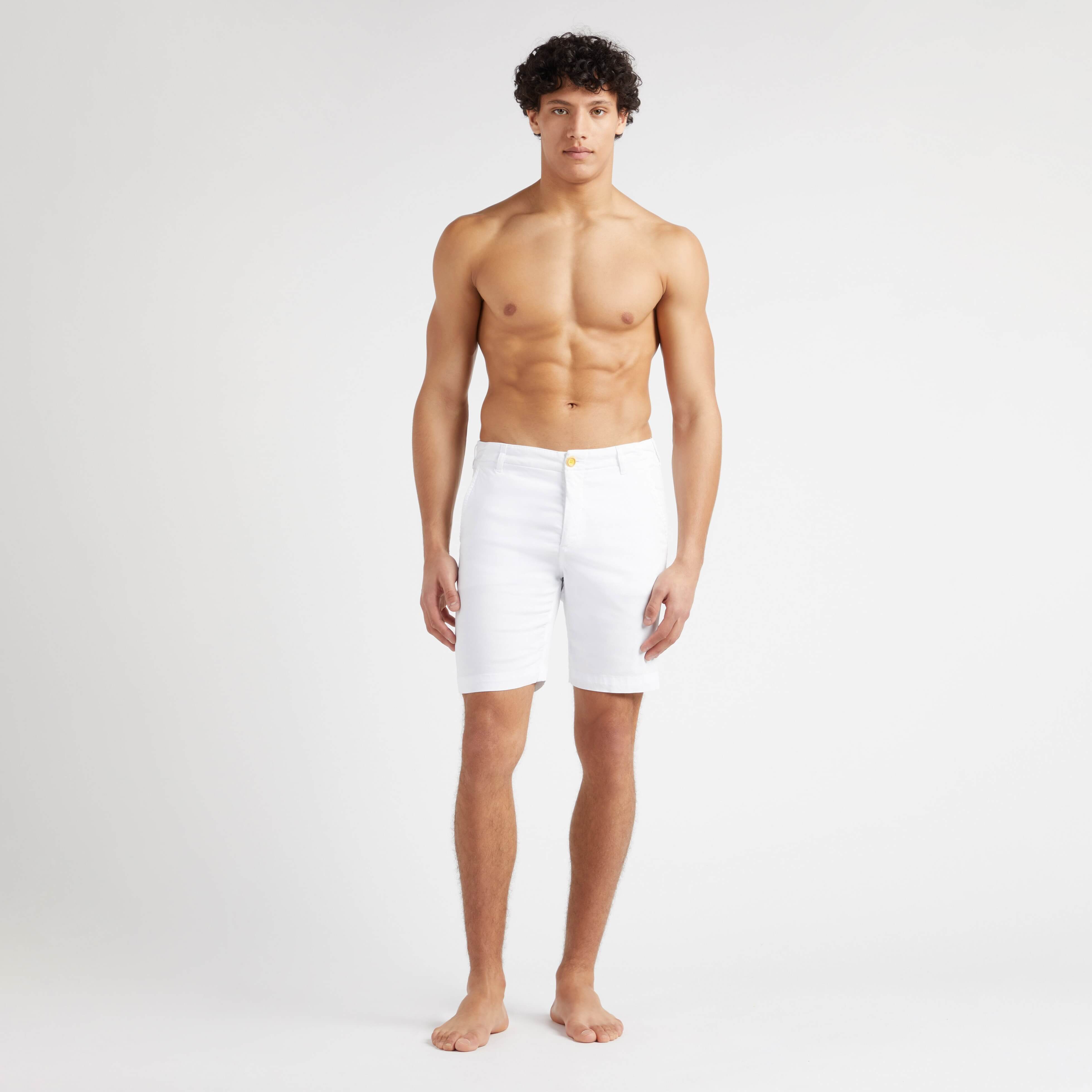 Bermuda en Tencel Homme Uni | Short Homme Vilebrequin