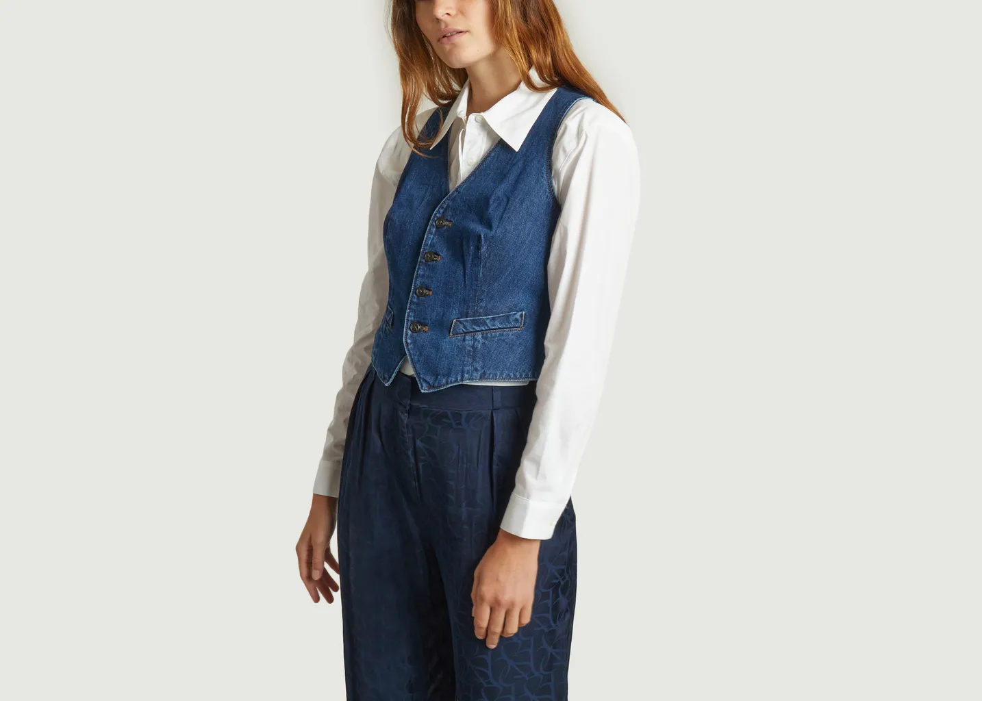 Gilet de tailleur denim Polo Ralph Lauren