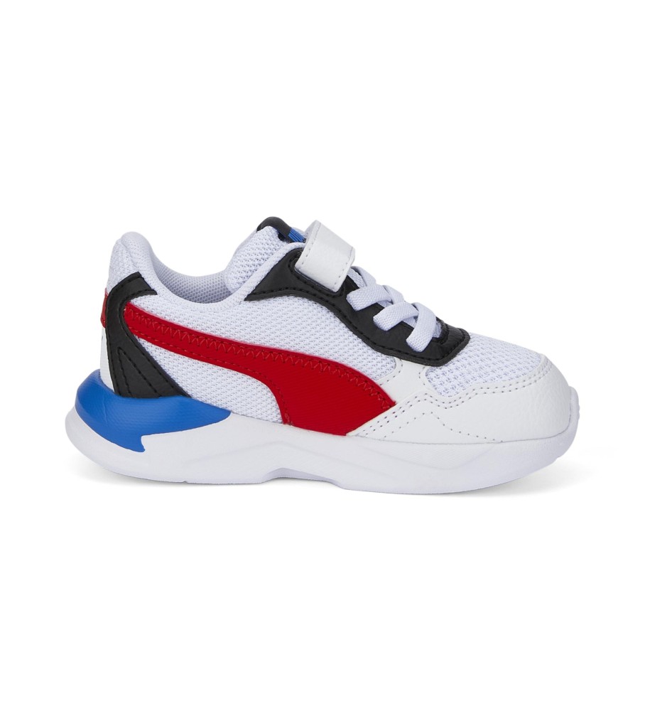 Tênis Puma X-Ray Speed Lite AC, branco e vermelho.