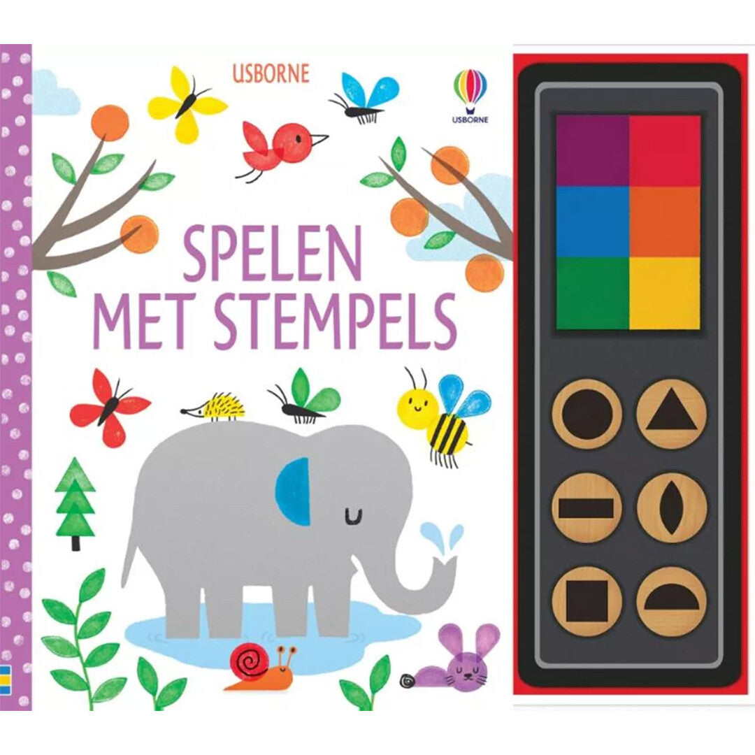 Uitgeverij usborne spelen met stempels