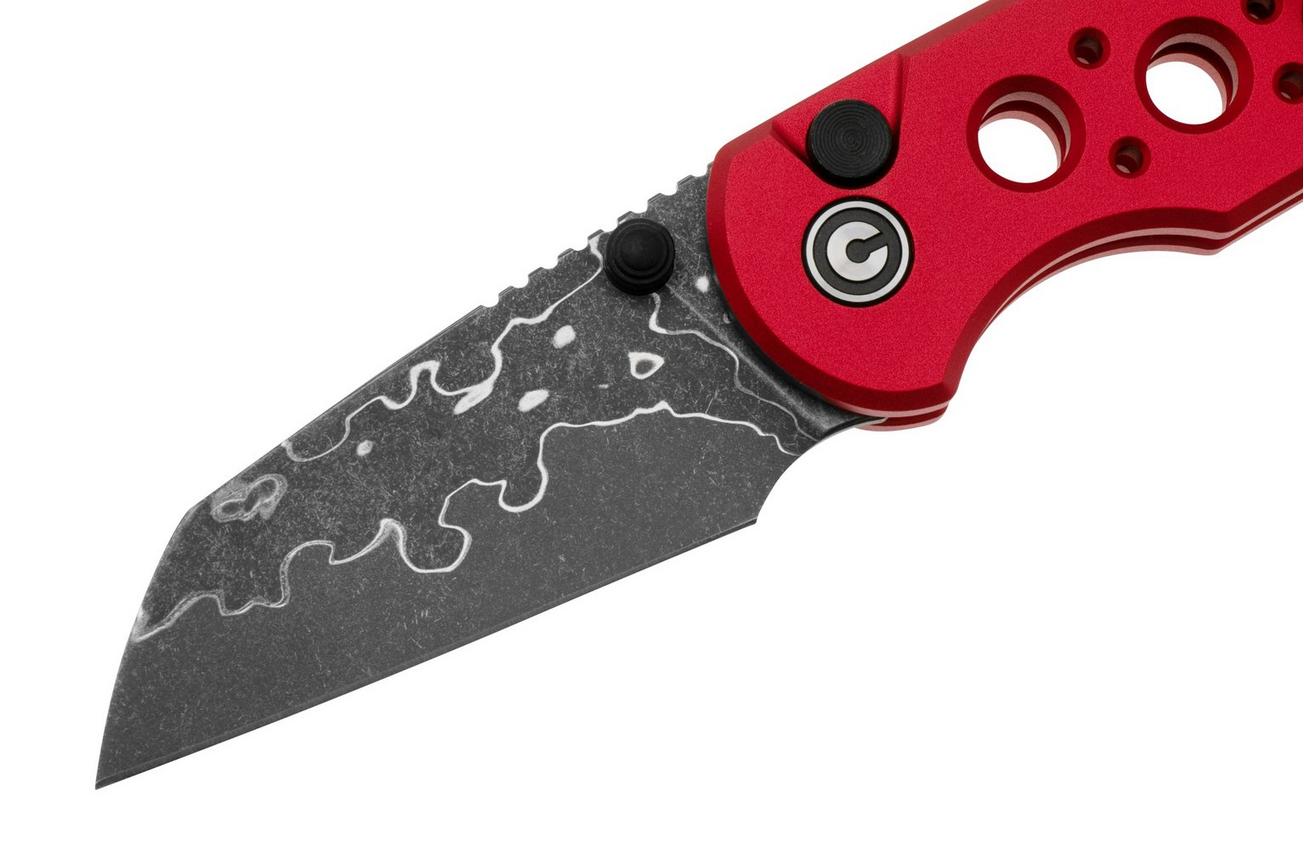 CIVIVI Pragma C23062B-DS1 Damascus, Red Aluminium, zakmes