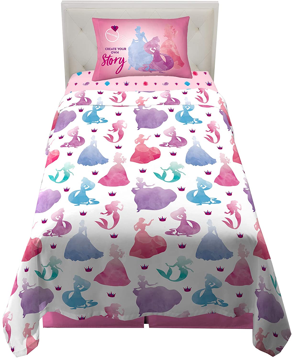 Twin Super Mario 3-Piece Bed Sheet Set.1 Flat Sheet 1 Fitted Sheet 1 Pillow Cases