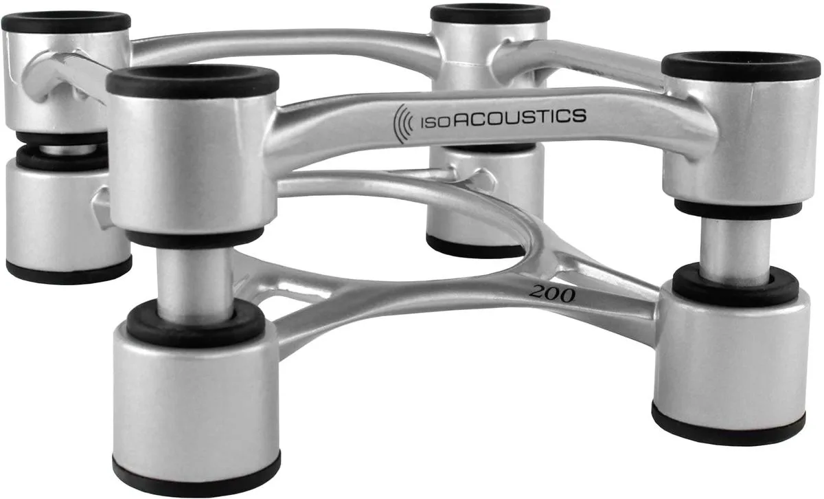IsoAcoustics Aperta 200 Argent (la paire) Absorbeurs acoustiques