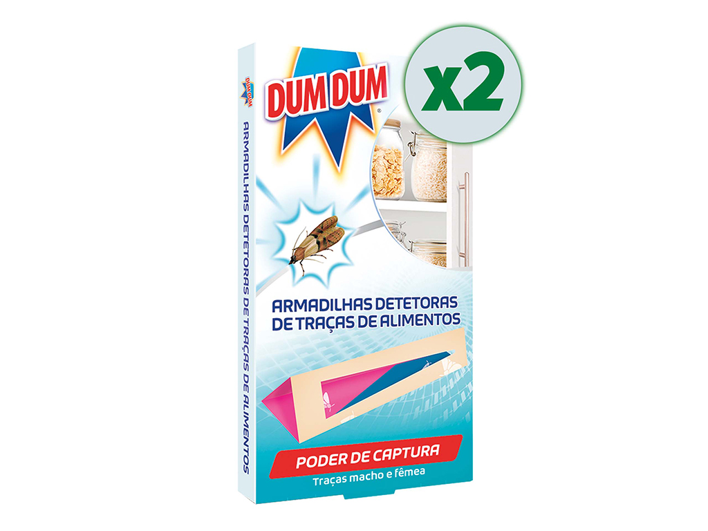 INSECTICIDA DUM DUM ANTI TRAÇA ALIMENTOS 2UN