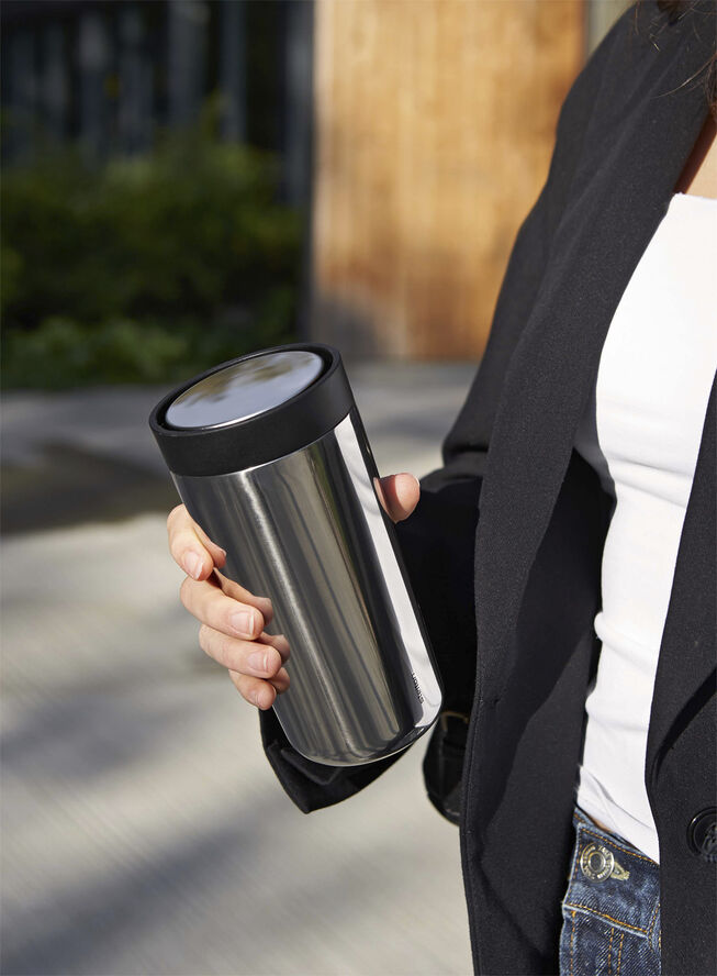 Stelton To Go Click termokop 0,4 l, steel Steel
