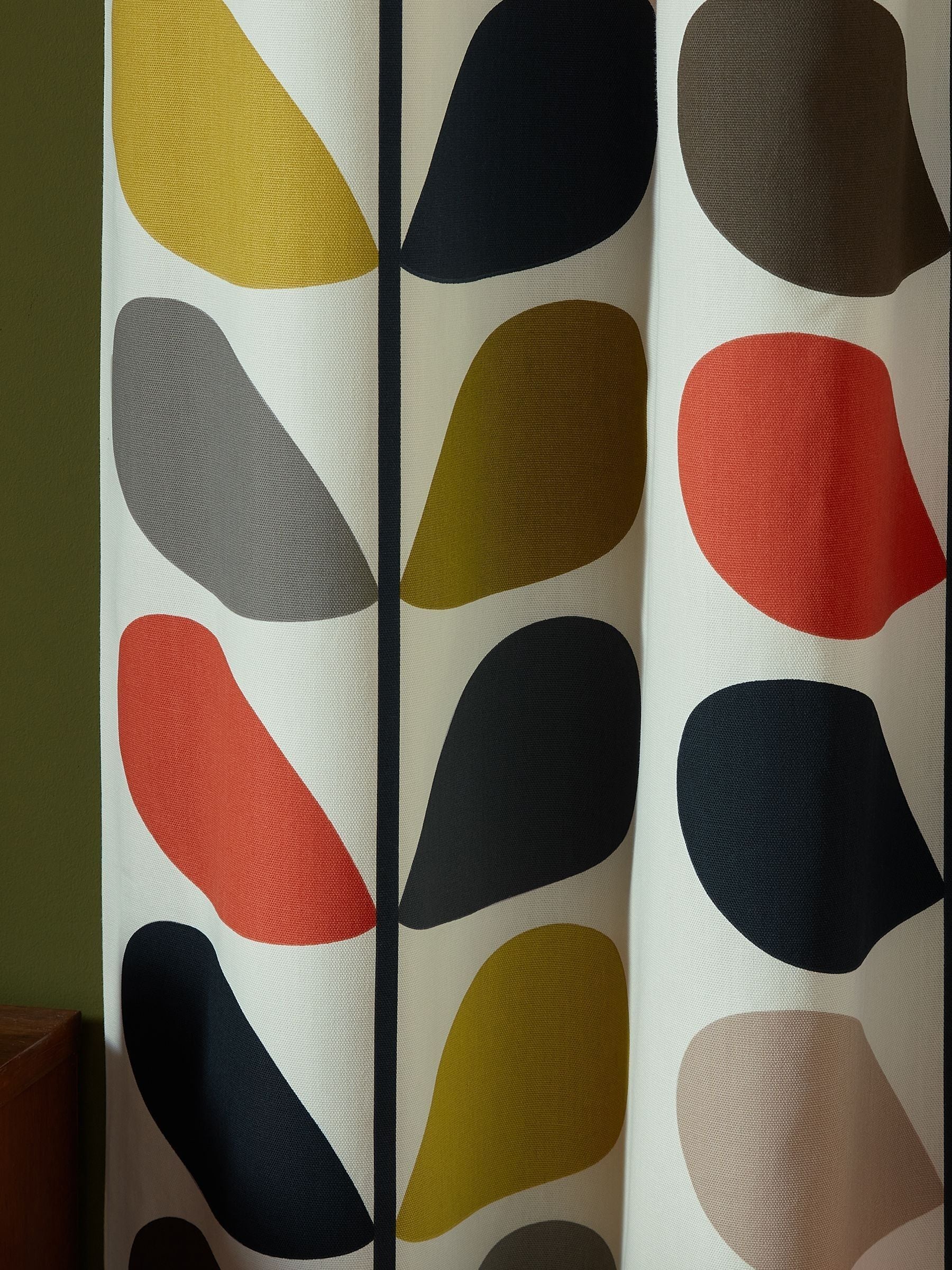 Orla Kiely - Ringgordijnen met bloemstelen