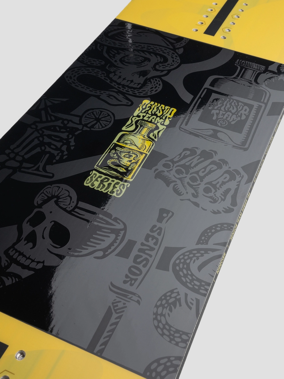 Nidecker Sensor Team 2025 Snowboard mustard