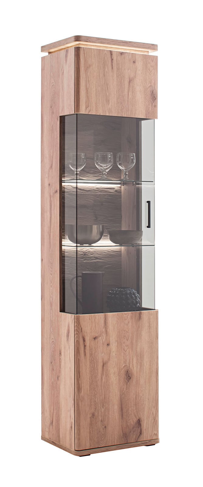 Vitrine Modena 50 x 208 x 38 cm Viking Oak