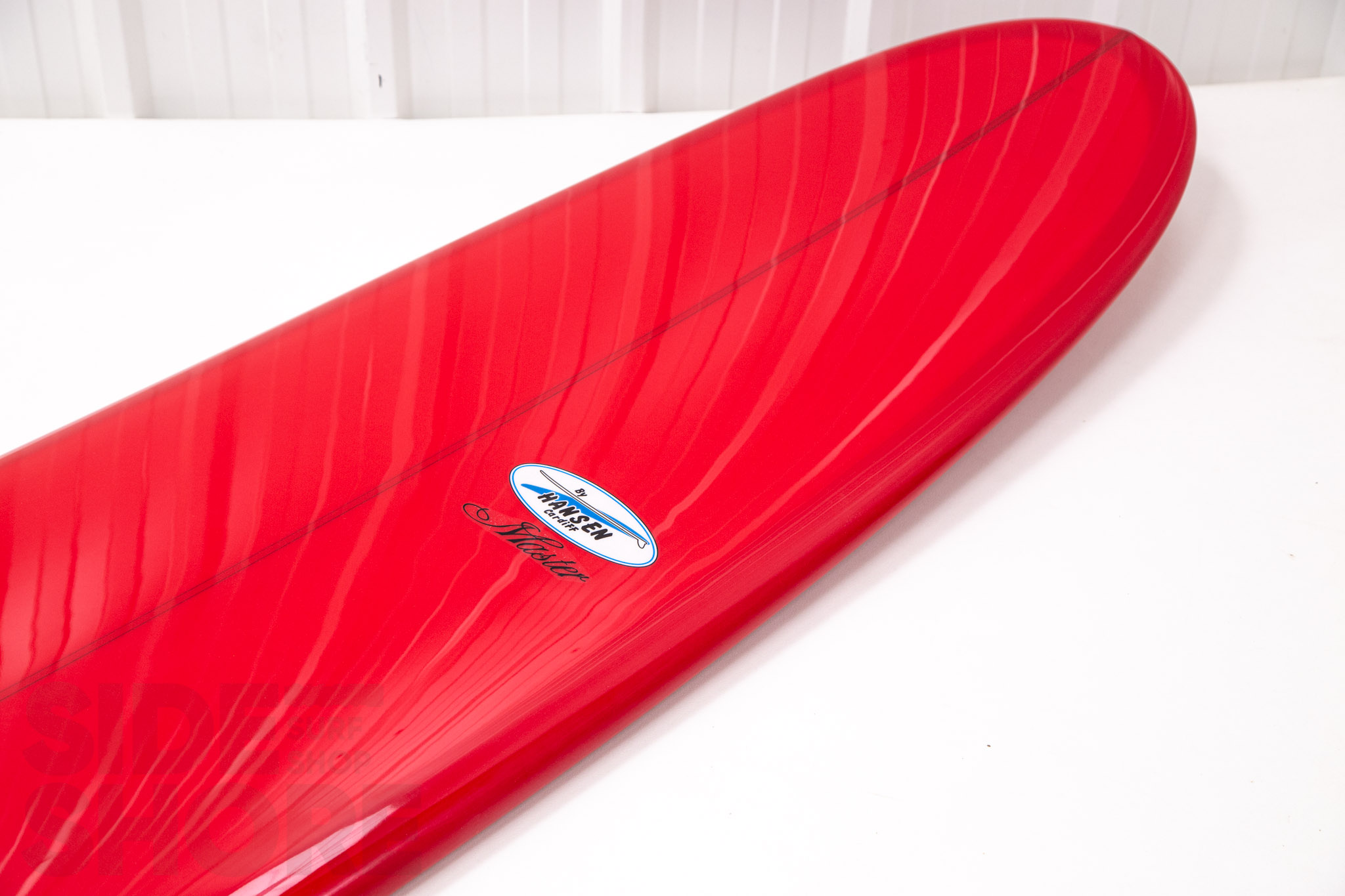 Hansen Surfboards Master - Tint Red   Polish - 9'6 x 22 5/8