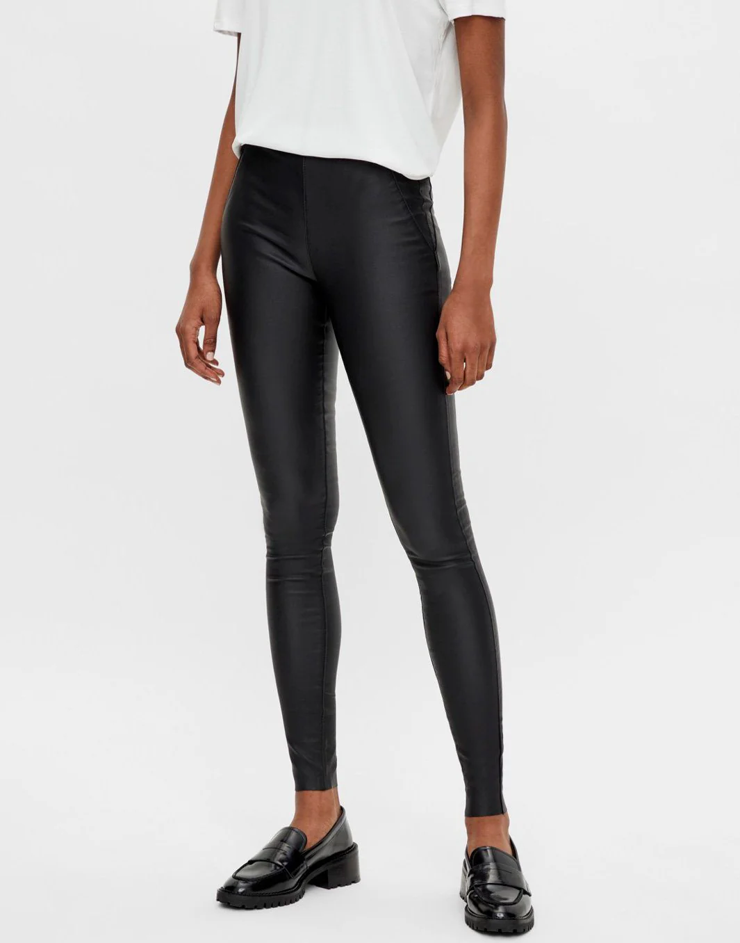 Object ObjBelle Mw Coated Leggings black