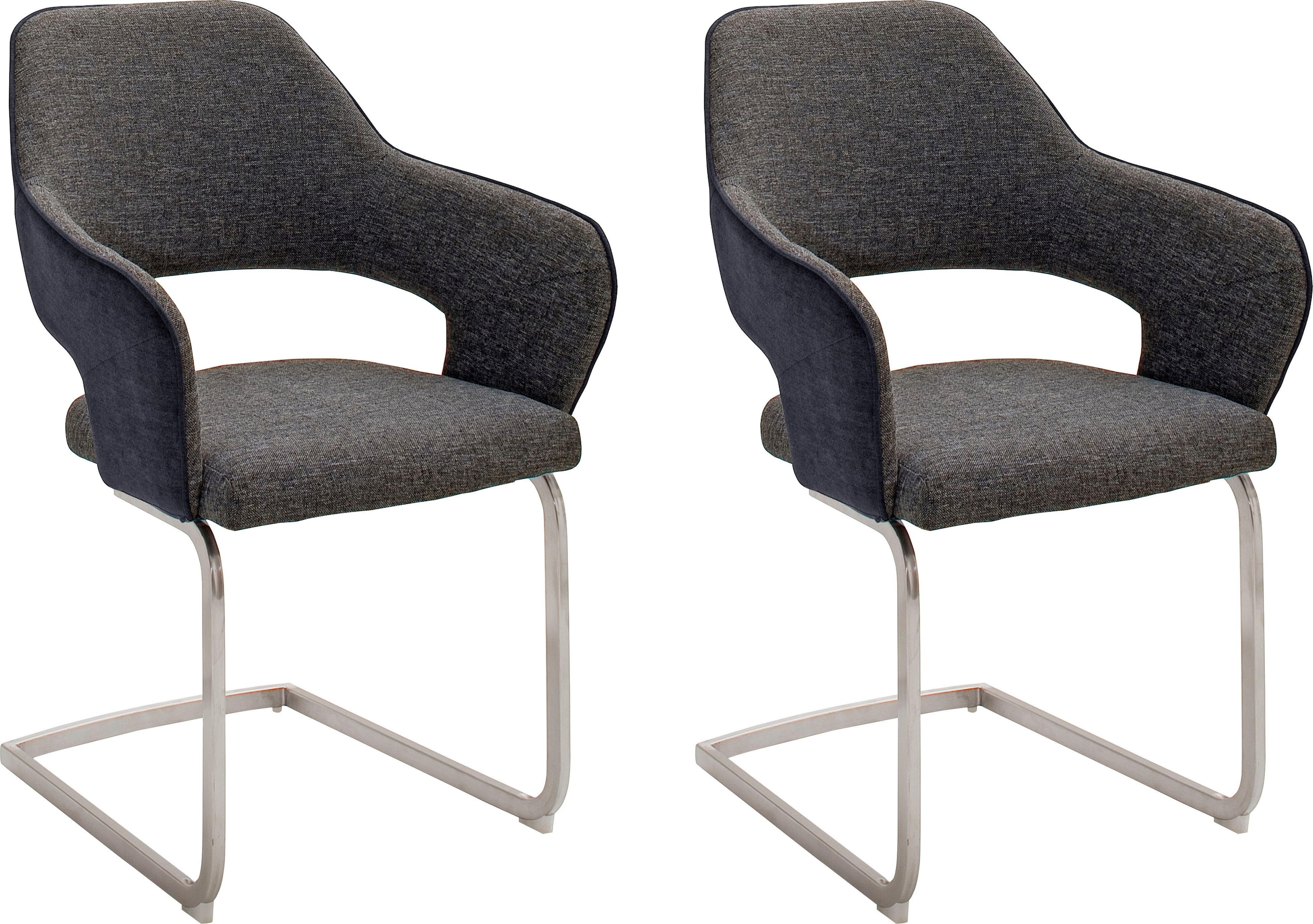 MCA furniture Freischwinger »NEWCASTEL« (Set) 2 Stk.Stuhl belastbar bis 120 Kg