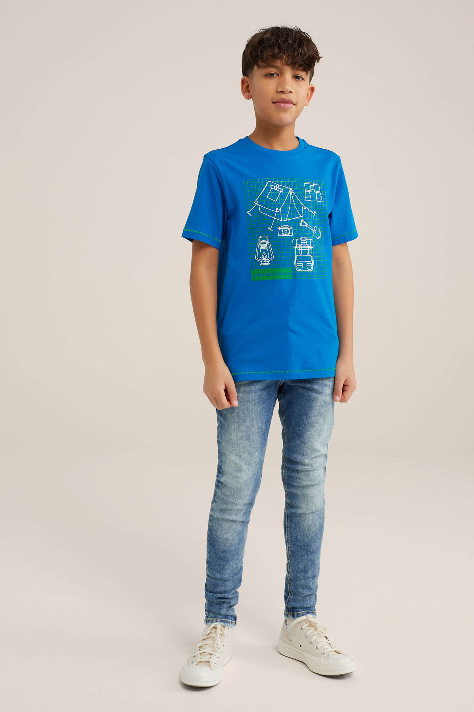 Jongens skinny fit jeans met stretch Blue Ridge Lichtblauw