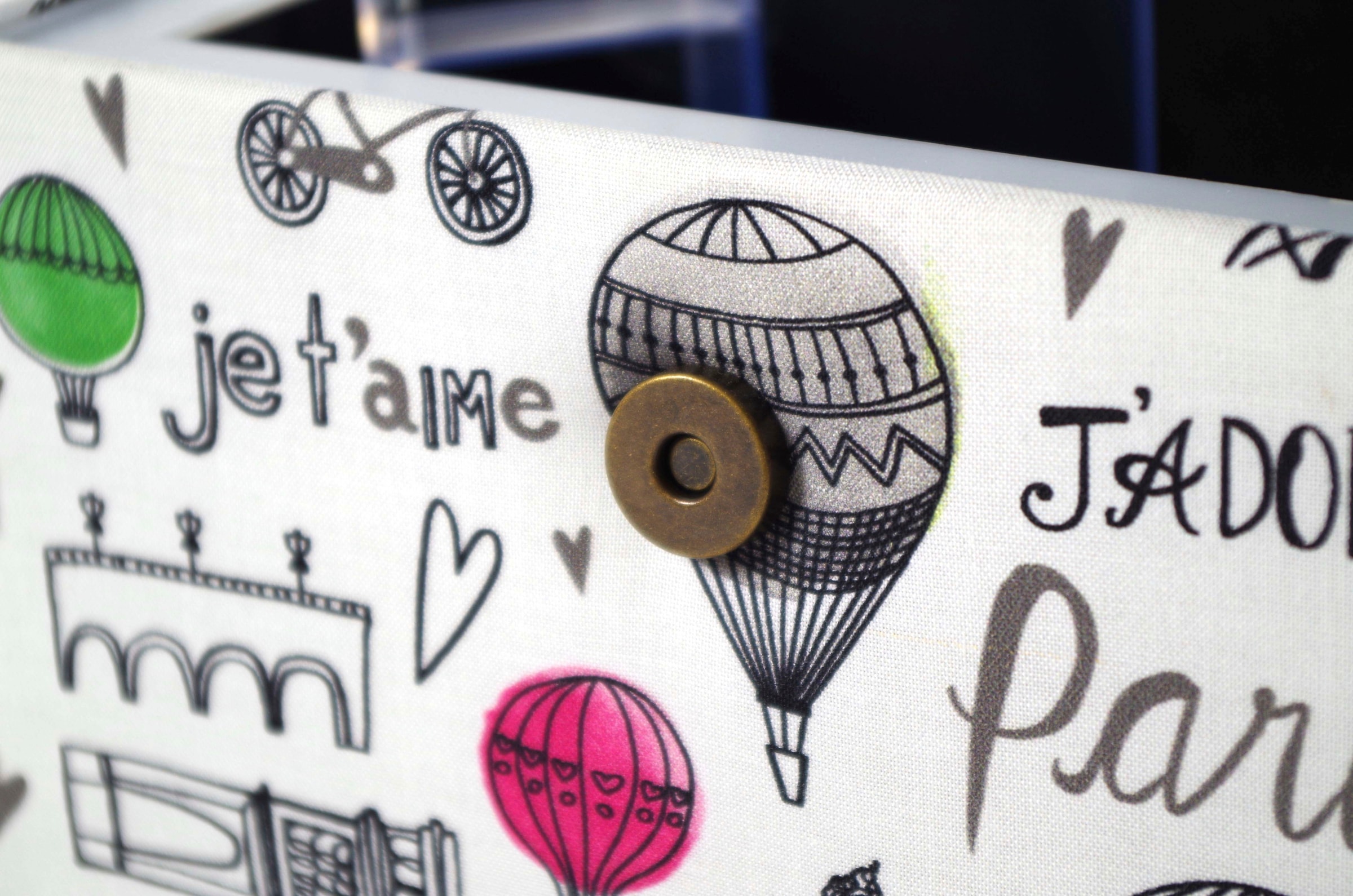 locker Nähkästchen »Paris« in Trapezform