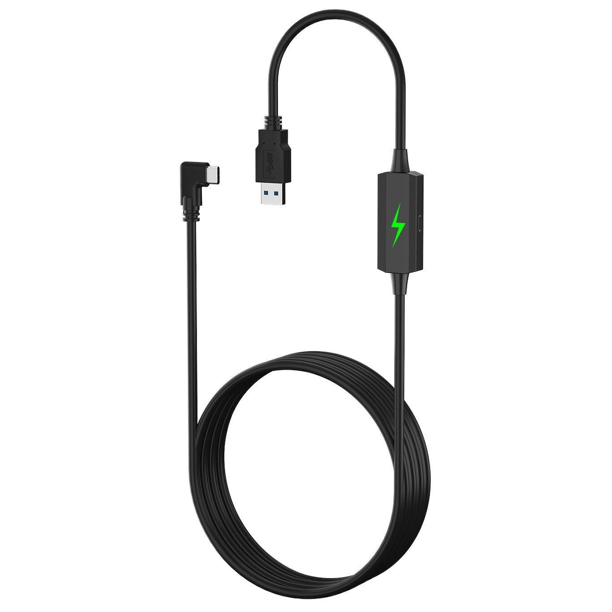 NÖRDIC 5m USB3.2 Gen 1 aktiv VR-datalinkkabel USB-C til A 5Gbps