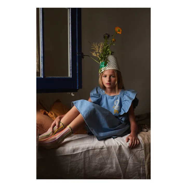 Bobo Choses Robe Denim Léger | Bleu jean