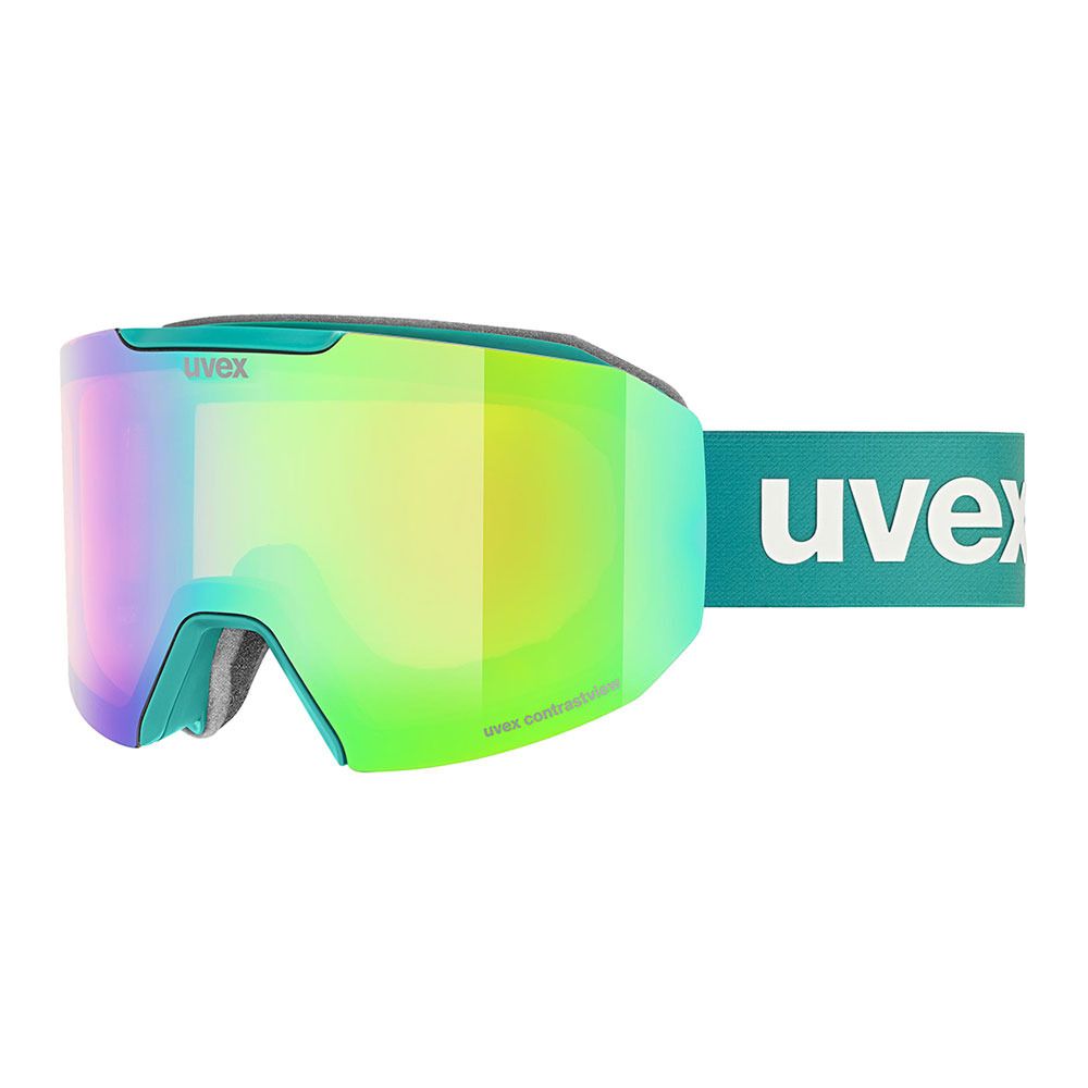 Uvex EVIDNT ATTRACT - Masque ski + écran supplémentaire green/mirror green