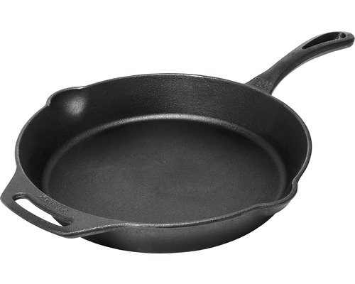 Vuurpan fp30-t met steel 7 x 47,5 cm gietijzer zwart