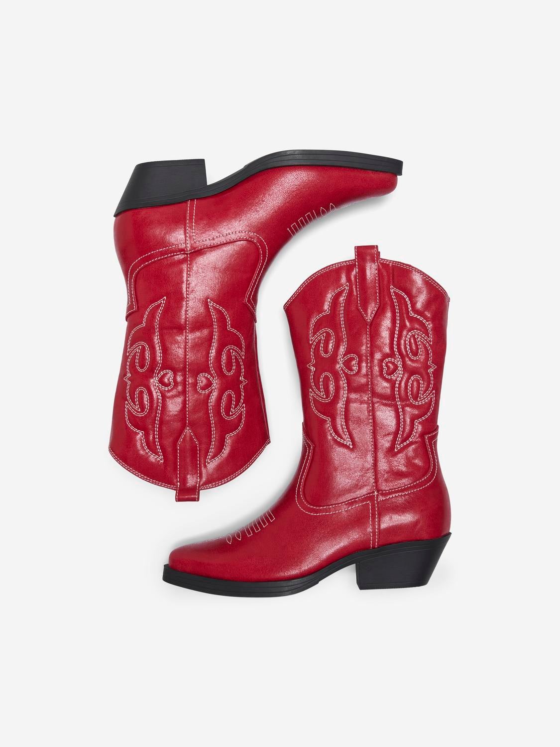 ONLBRONCO-3 Stiefel High Risk Red
