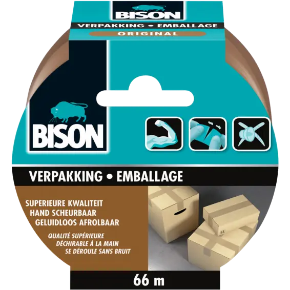 Bison Verpakkingstape 1 Rol