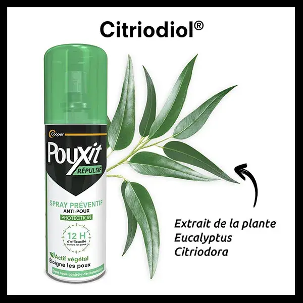 Pouxit Spray Repelente, Spray Preventivo Antipiolhos 75ml