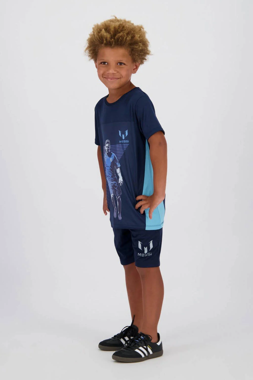 Messi T-shirt donkerblauw