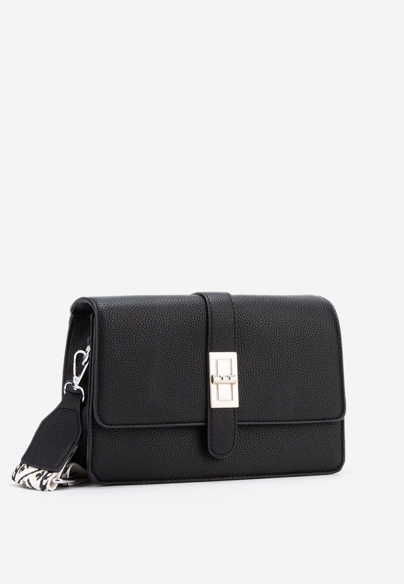 Sac bandoulière femme noire Vesha