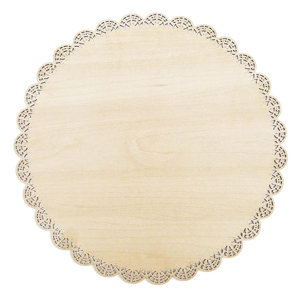 Support bois pour gâteau rond Scrapcooking
