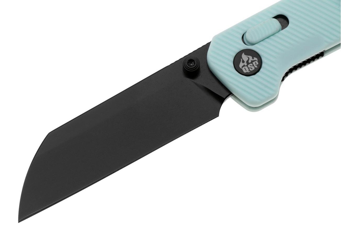 QSP Knife Penguin Glyde QS130GL-D2 PVD 14C28N, Ice Cream Blue FRN, zakmes