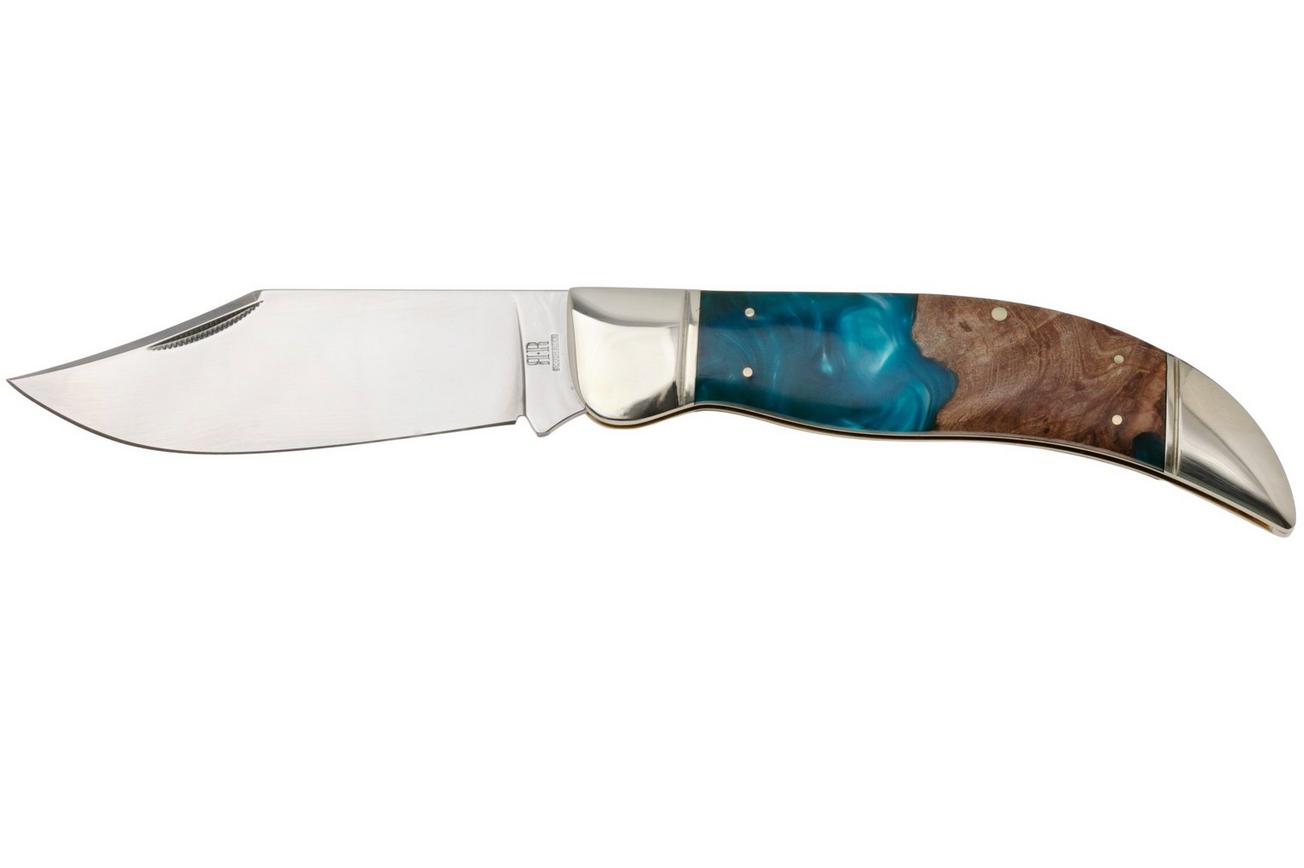 Rough Ryder Deer Slayer RR2650, Satin 440, Pandora Swirl Wood Resin, zakmes