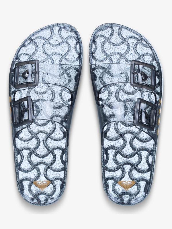 Kattie Glitter Sandales Gris Femme