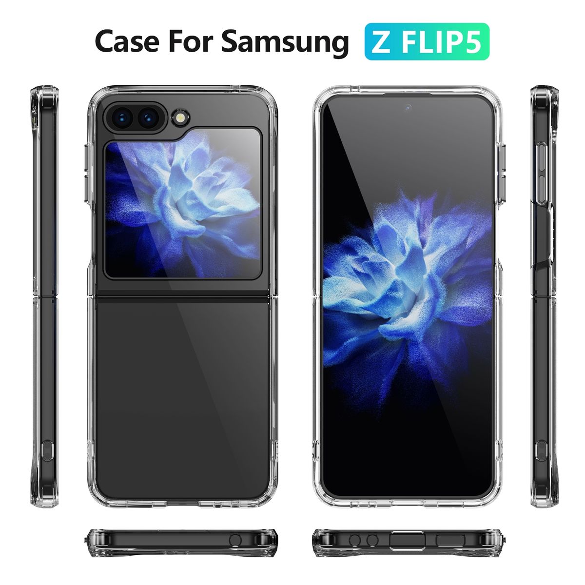 Hülle Handy Schutz für Samsung Galaxy Z Flip5 Case Cover Tasche Bumper Etuis Neu