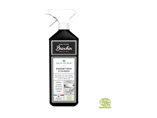 Colonne de douche thermostatique HANSGROHE Vernis Blend 2 jets noir mat + nettoyant Briochin