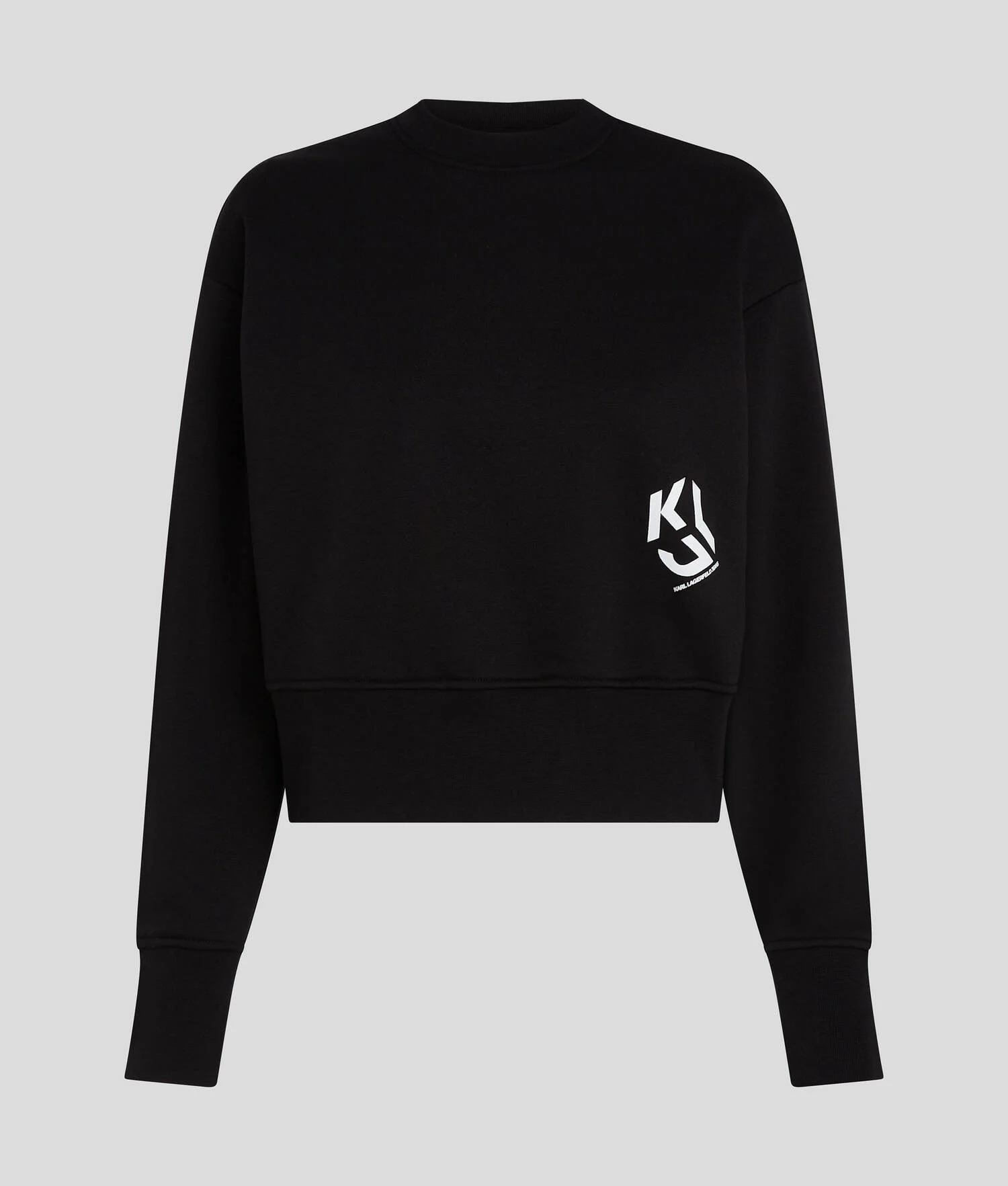 SWEAT-SHIRT KLJ MONOGRAM - Noir