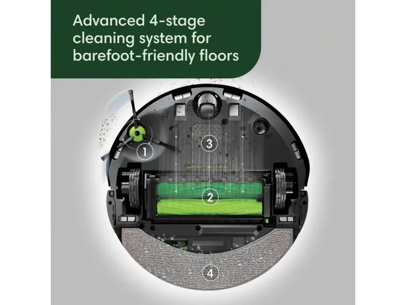 iRobot Roomba Combo 10 Max Robotstøvsuger med gulvvask